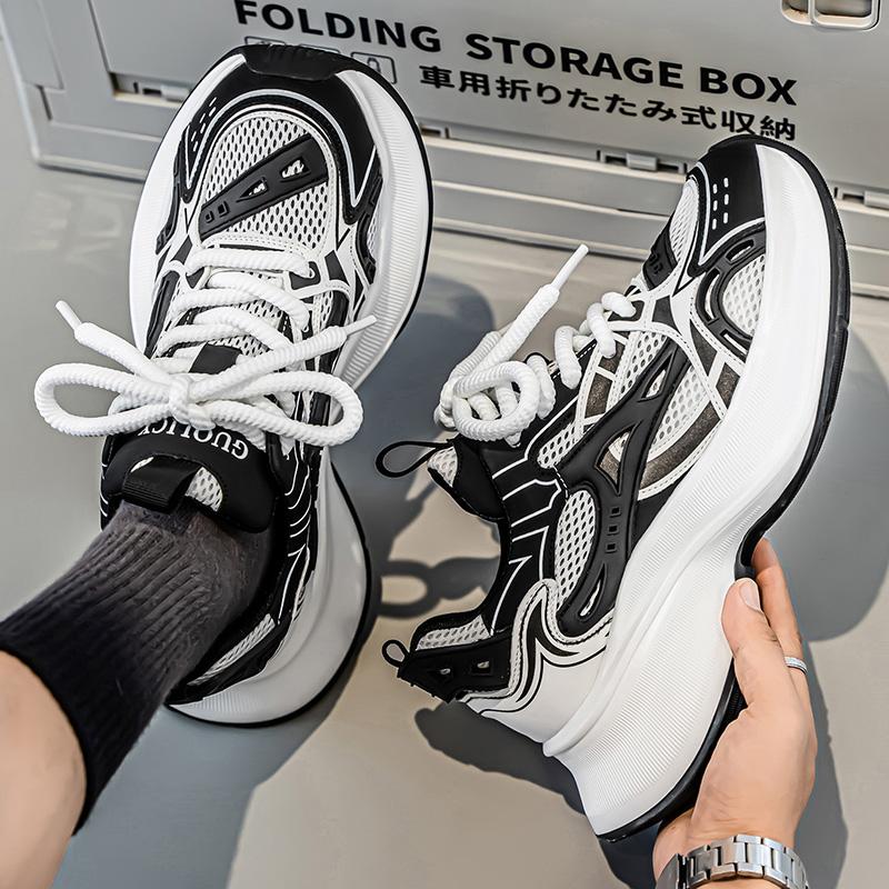 Modă Nouă Pantofi Confortabili cu Talpă Groasă pentru Bărbați pentru Toate Sezoanele Studenți Bărbați Băieți în Tendințe Talpă Moale Respirabili Casual Adidași de Alergare