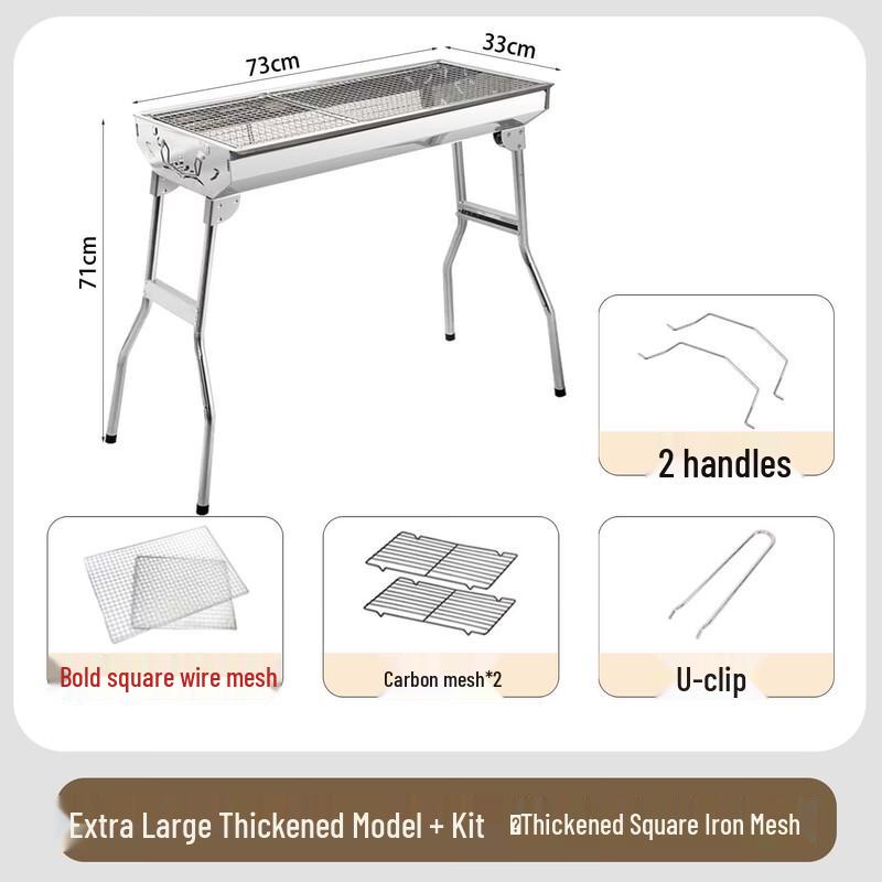 Tiemuyun Portable Folding BBQ Charcoal Grill