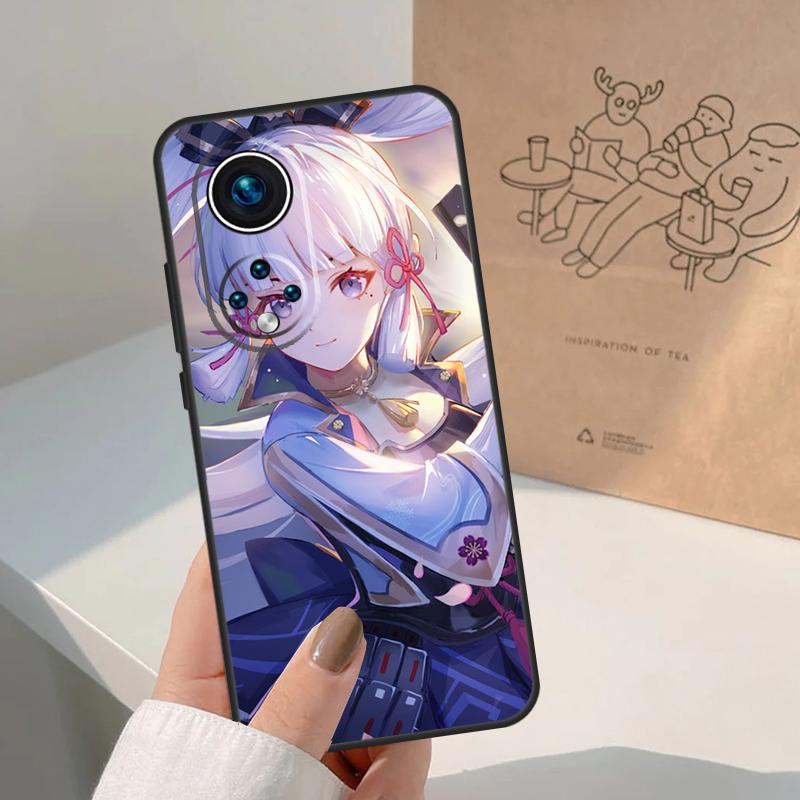 

Genshin Impact Kamisato Ayaka For Huawei P20 P30 P40 P60 Pro P Smart Nova 9 5T Honor 70 90 50 Magic5 Lite X7a X9a X8a Case Huawei Nova 9