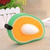 Multi Purpose Fruit Print Sponge Scrub Pad Thickened Design for Kitchen Cleaning Dish Washing Stain Removal Cloth