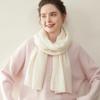 Women's 100% Pure Cashmere Scarf: Versatile, Warm, Solid Color for Autumn/Winter