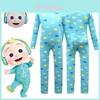 Body Azul Acogedor de Cocomelon de Manga Larga Para Niños Niñas Ropa Casual