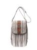 Women's 2025 Bohemian Tassel Woven Crossbody Bag for Autumn/Winter