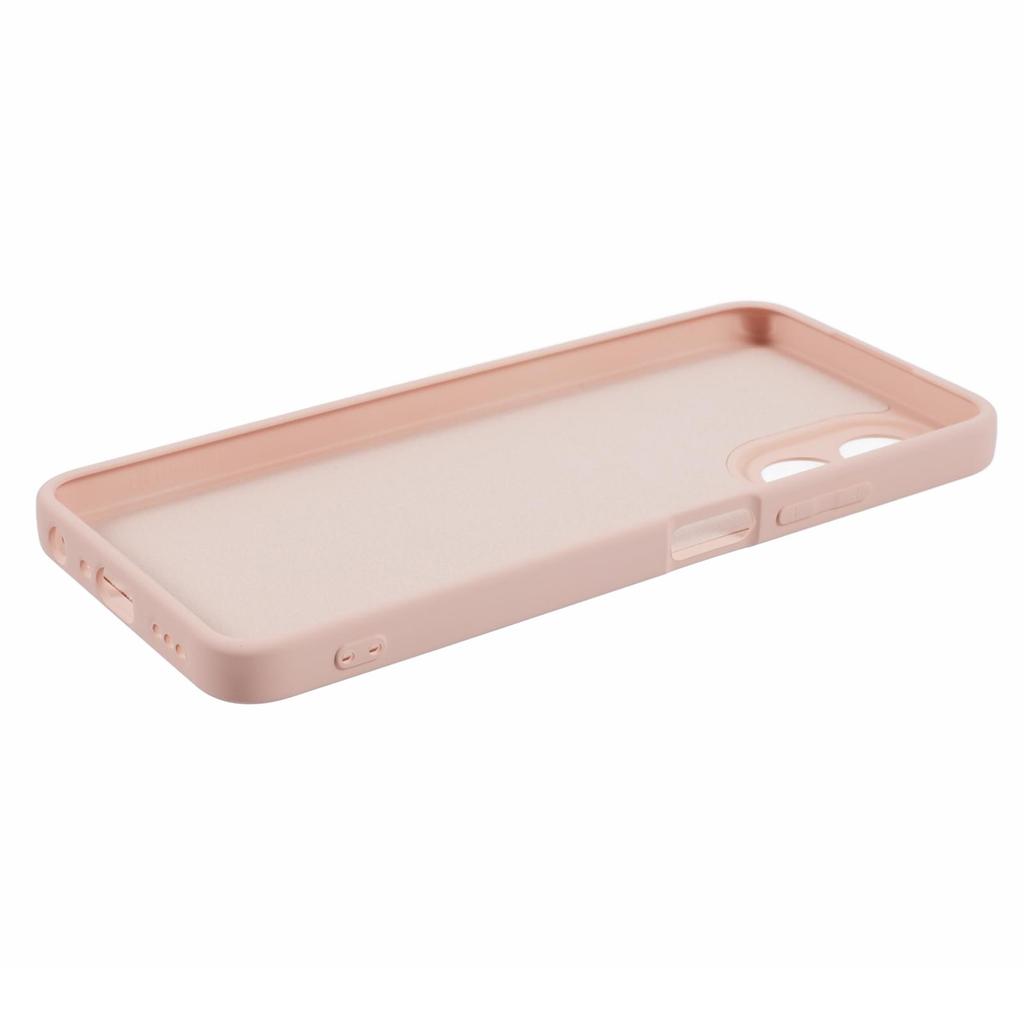 For Oppo A78 4G TPU Case Soft Touch Fiber Lining Rubberized Phone Cover