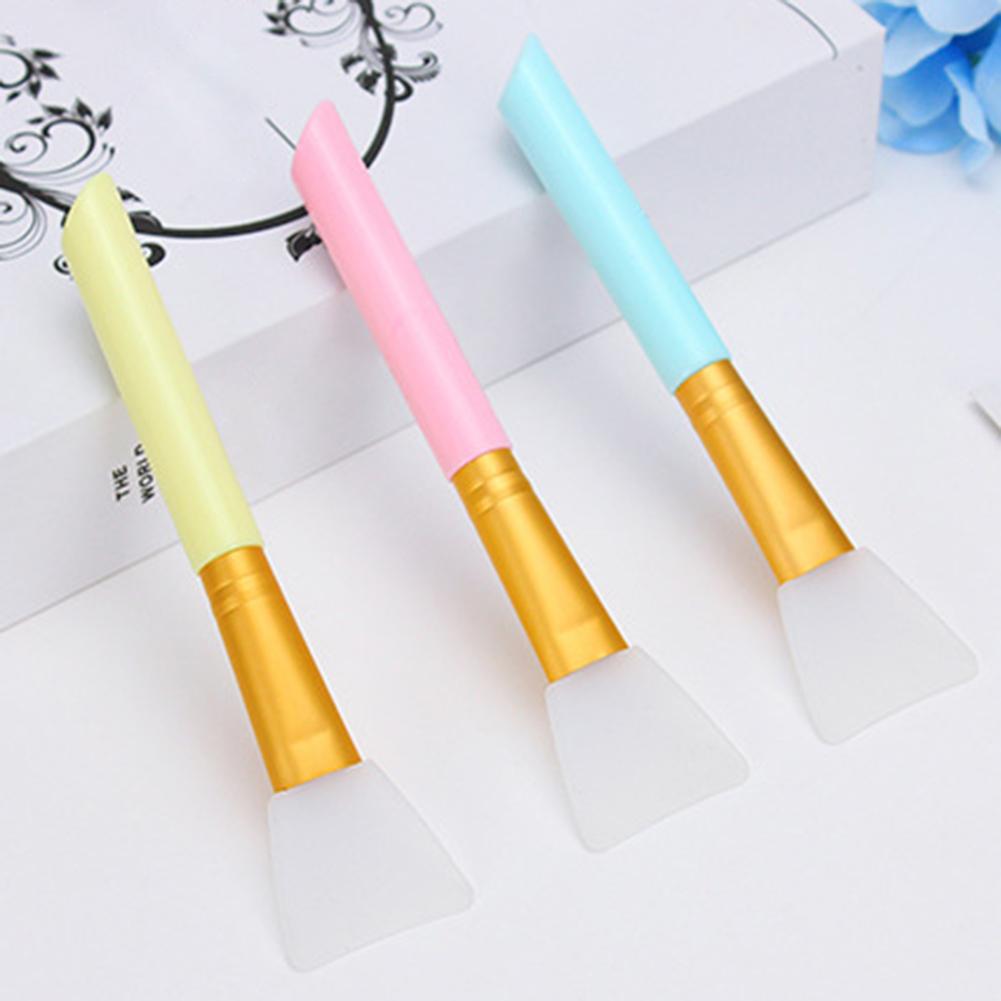 1 pz/un lotto durevole pelle cura del viso bellezza pennello in silicone pennelli per trucco professionale spazzola per trucco pulita barra di agitazione
