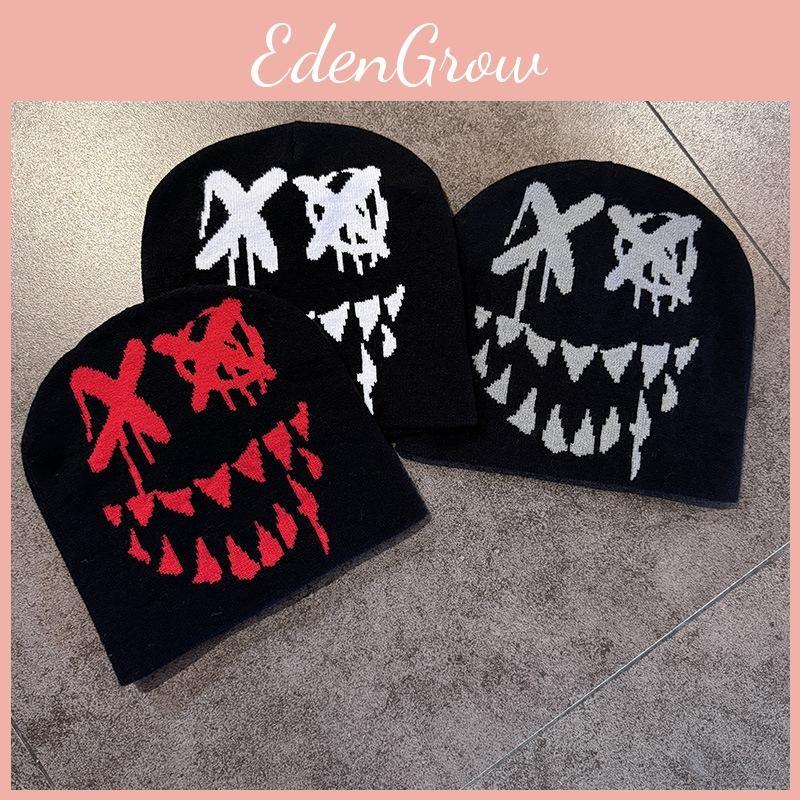 Venom Pattern Knit Beanie Cap With Warmth Trendy Design Hat For Gift Winter