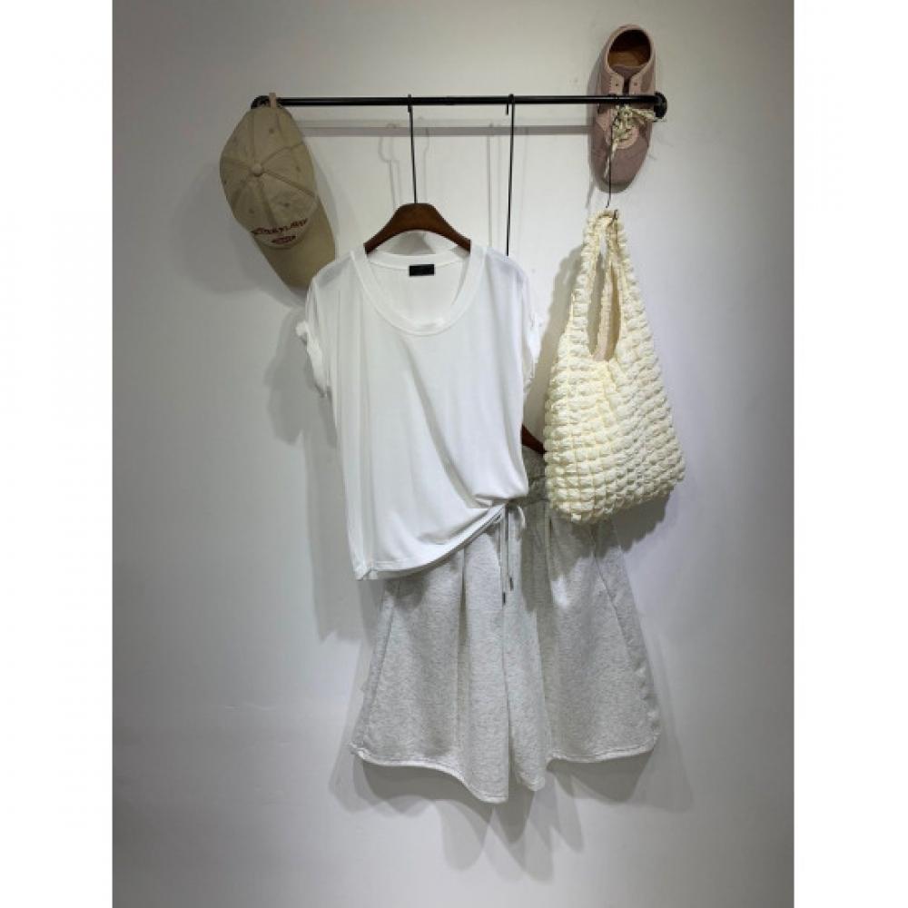 C S In The Room Modal Free Deno baSiC Round neCk ShorT Sleeve T ShirT 4 ColorS