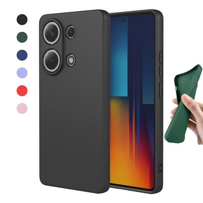 Flexible Liquid Silicone Case For Xiaomi Poco F6 Pro M6 X6 C65 4G Protective Cover Bumper Fundas Coque Shell Capa