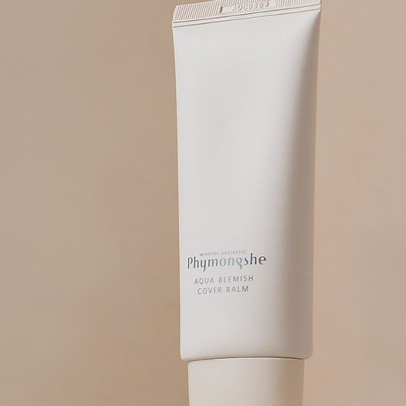 PHYMONGSHE Aqua Blemish Cover Balm 50ml (NEW Neutral Soft Beige Color)