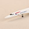 20Cm British Concorde Alloy Aircraft Model With Landing Gear Airliner Alloy Diecast Air Plane Model Toys Collection Ornament