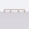 Carbon ceiling lamp 4L taupe