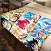 1 Stück DRAGON BALL Aufdruck Flanelldecke, Hohe Qualität für alle Jahreszeiten, Heimdekoration, Wärme und Komfort, Perfekt für Weihnachtsgeschenke