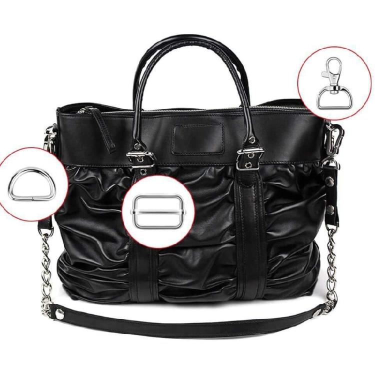 Verstellbare Schiebeschnallen, D-Ringe, Metallschnallen, Schnallenset zum Nähen