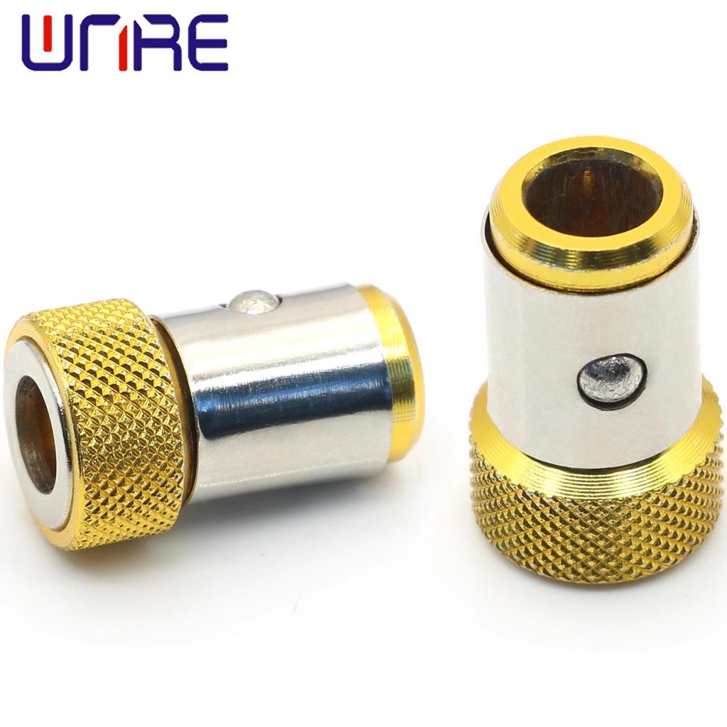 Enhanced Magnetic Anti-Slip Ring for Hand Drills: Magnetized, Hardened, with Detachable Bits and Bead-Locking Tech
