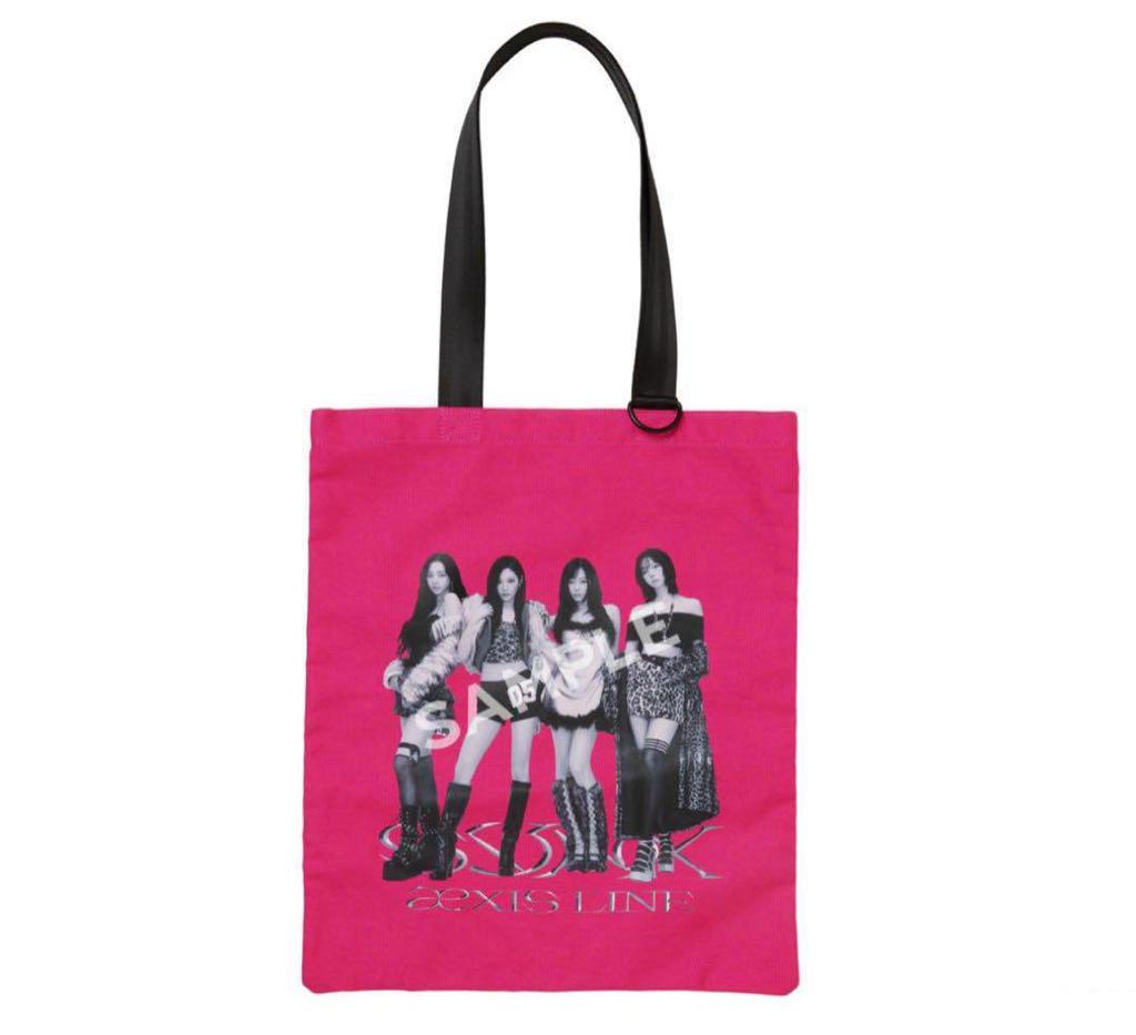 [USED] aespa LIVE TOUR SYNK Tote Bag Pink