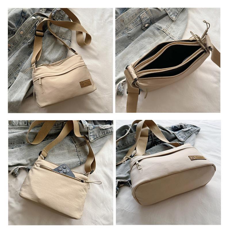 Culoare uni, Geantă din nailon, Geantă de damă, Multifuncțională, Casual, Impermeabilă, Portabilă, Geantă de umăr uniformă, Geantă crossbody