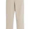 Coach FW22 Solid Straight Leg Casual Pants Women Bottoms Beige C9509-STN