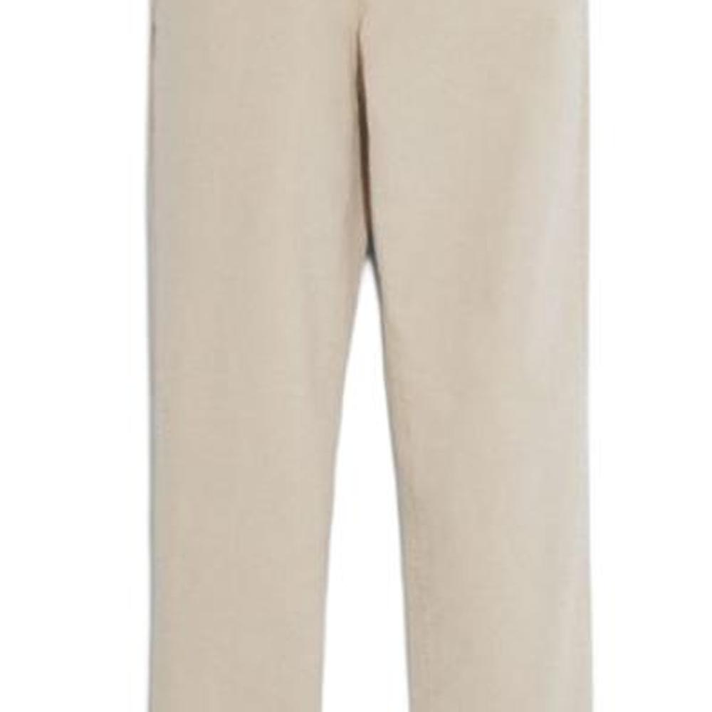 Coach FW22 Solid Straight Leg Casual Pants Women Bottoms Beige C9509-STN
