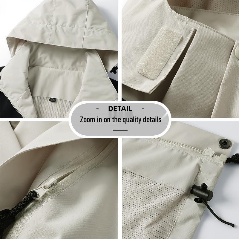 23658 Three-in-One Mountaineering Jacket with Detachable Hood and Liner