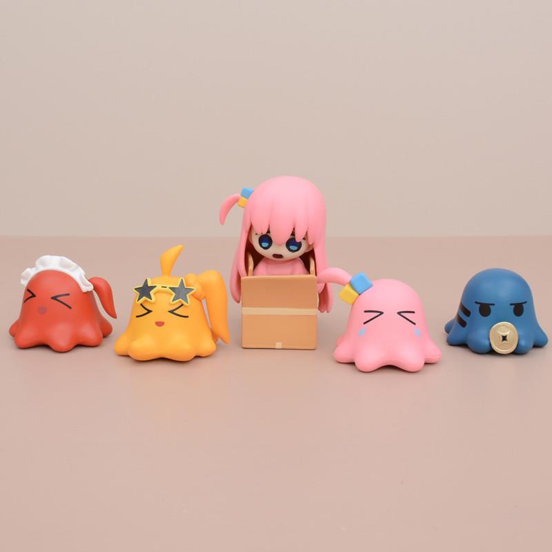 Rock Bocchi The Anime Pvc Action Figures Model Toy Desktop Gifts Decoration