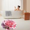 Special-shaped Flower Carpet Non-slip Soft Peony Floor Mat Absorbent 60x60cm Door Gasket for Living Room Tea Table Bedside