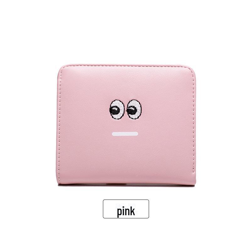 Xiangyin Women's Mini Wallet: 2024 Korean Ultra-Thin Folding Leather Wallet - Cute & Simple for Students