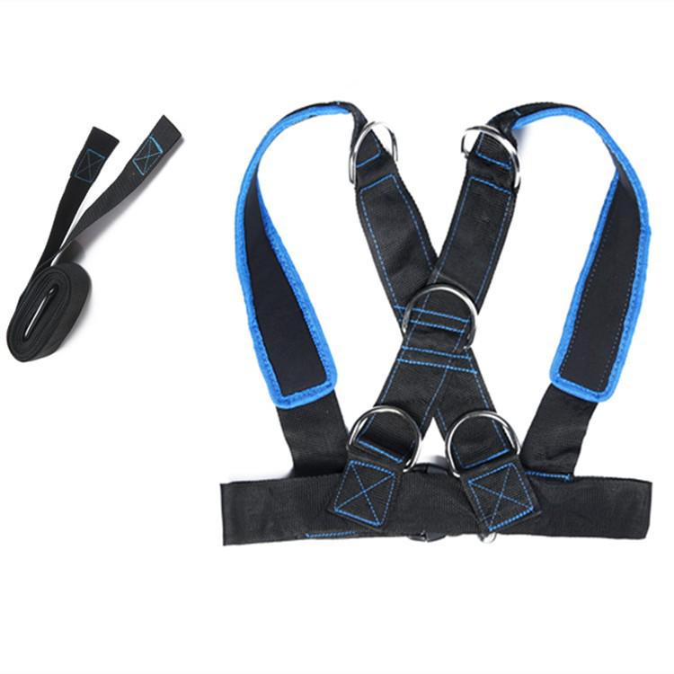 Speed Resistance Sled Harness & Pulling Strap Vest for Fitness Training