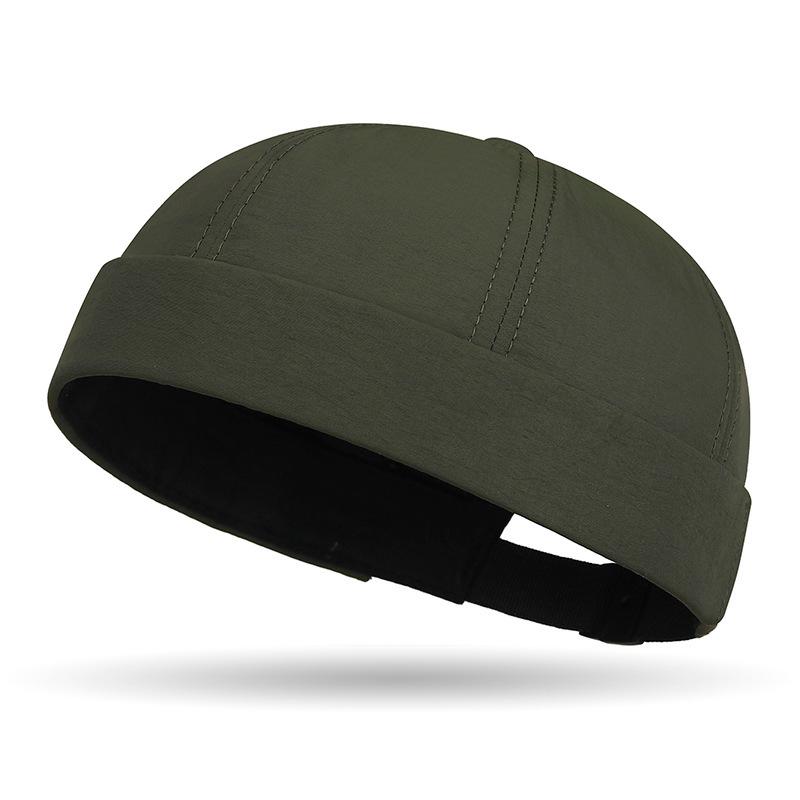 Herenmode Sneldrogende Randloze Skullcap - Verstelbaar, Ademend, Voor Alle Seizoenen