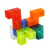 Spin Gear Magnetic Cube - Create Various Shapes with Built-in Magnetic Blocks