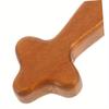 5Pcs Wooden Cross, Handmade Wooden Pendant, Wooden Handicraft, Pine Wood, Hand-held Cross
