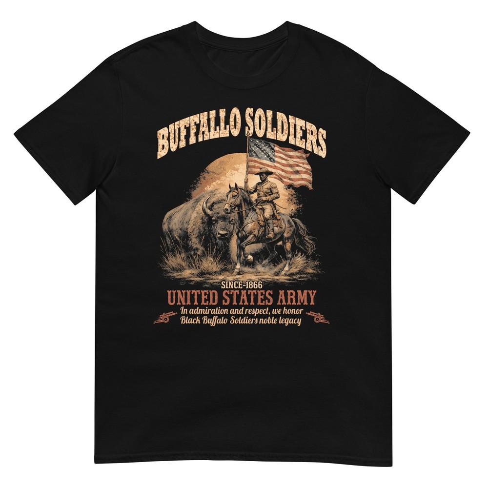 Buffalo Soldiers African American Black History Military Us TShirt
