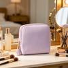 Cosmetic Bag Multipurpose PU Leather Makeup Pouch Compact Travel Organizer for Handbag Luggage Bathroom Bedroom