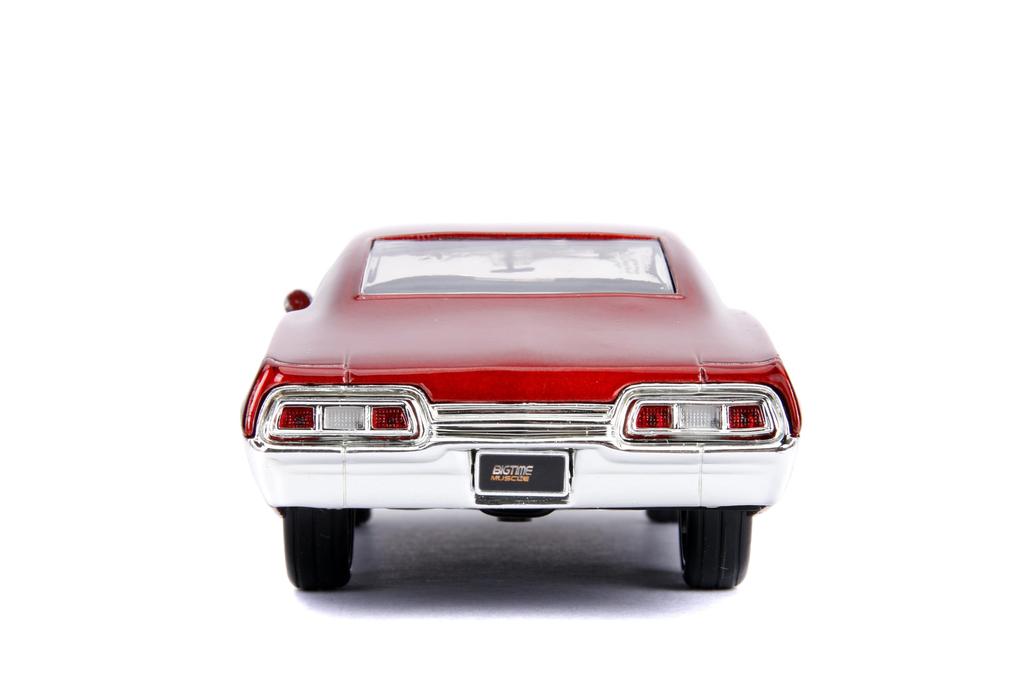Jada 1967 Chevrolet Impala SS Golden Ruby Red with Gold Stripes Bigtime Muscle Diecast Car 30529 1/24