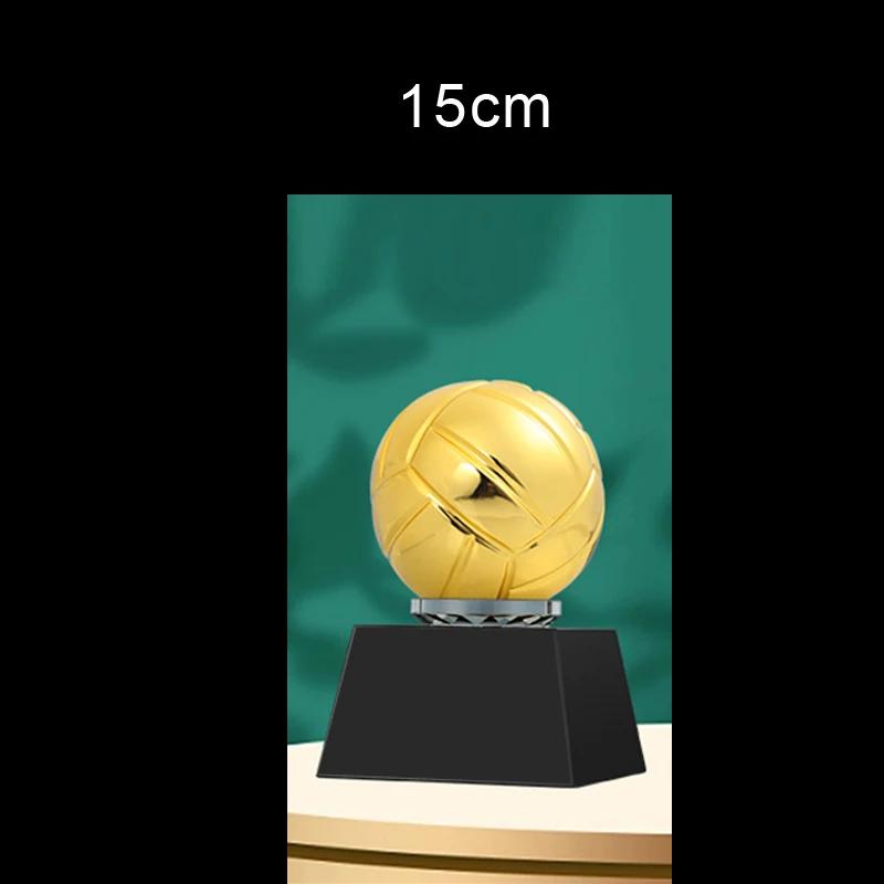 Customized Table Tennis and Volleyball Balls, Crystal Trophy, Gold Silver Copper, Creative Sports Home Decor Award Souvenir, 1Pc