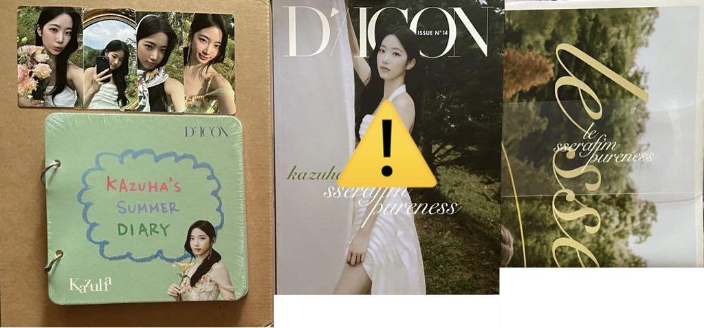 [USED] LE SSERAFIM DICONA KAZUHA Anonymous delivery