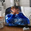 Dynamic Football Team Poster Blankets Flannel Printed Breathable Warm Throw Blanket for Home Office Bedspreads 0708a57