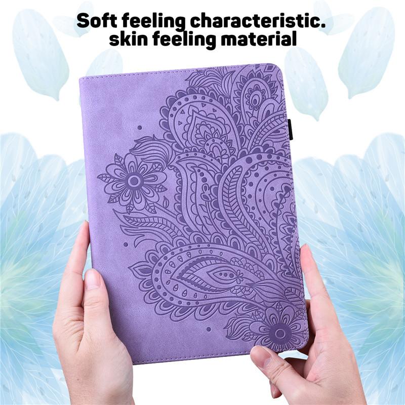 Pouzdro na tablet pro Samsung Tab S5E Case Cover T720 10 5 Roztomilý květinový strom reliéfní měkký TPU silikonový zadní kryt pro Funda Galaxy Tab S5e pouzdro