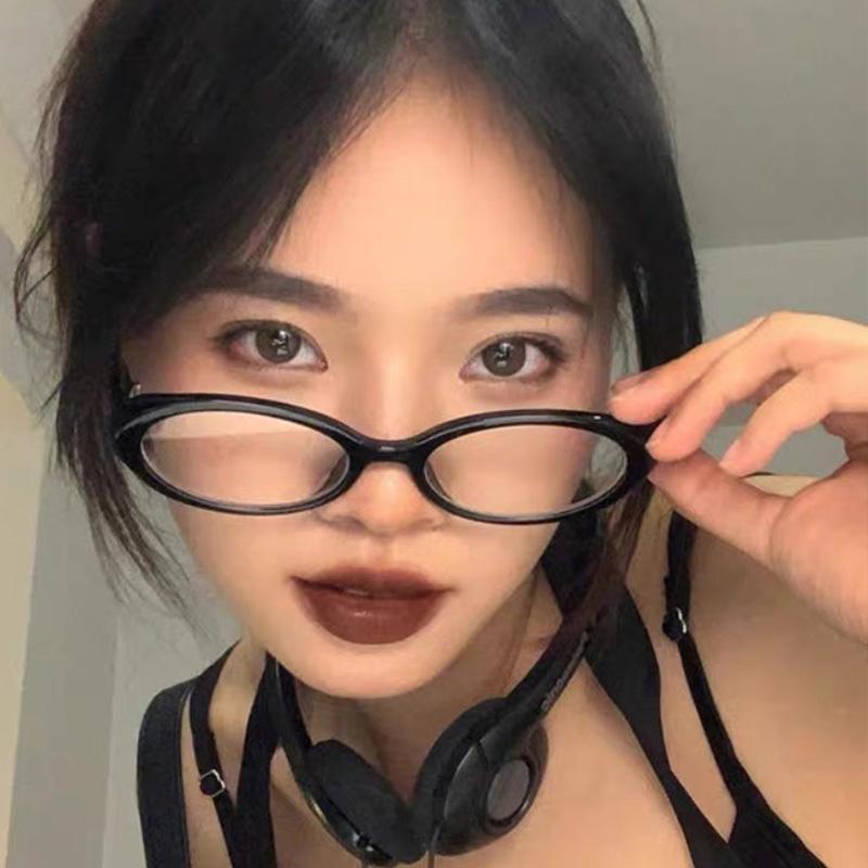 Blue Light Blocking Glasses Women Men Simple Classic Oval Eyewear At Home Leisure Female Male Computer Glasses Frame
