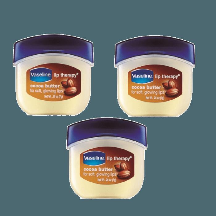 

Vaseline Lip Balm Lip Therapy Cocoa Butter Mini Jar 7g (3 pcs) (30322869)