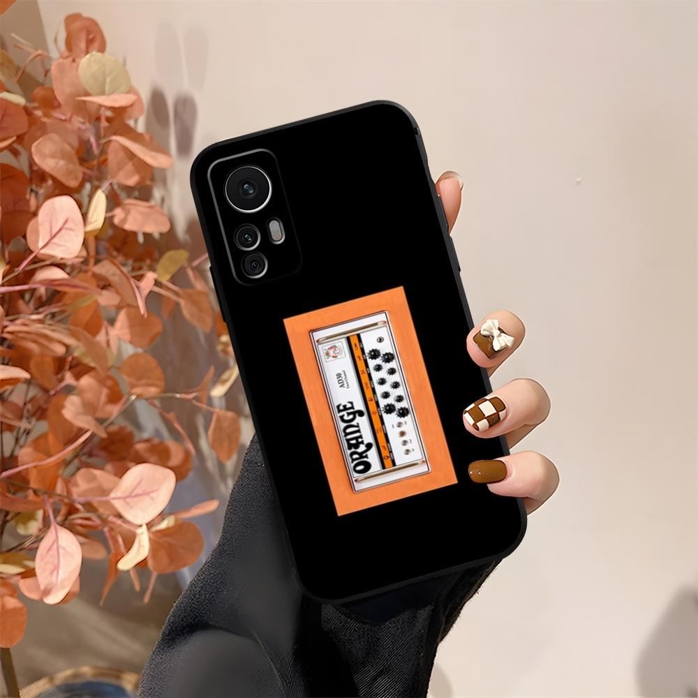 Orange Guitar Amp Phone Case Fundas For Xiaomi 15 14 12 Lite Pro 13 11t POCO X5 M6 M5 X6 X3 F5 F6 Pro Cover