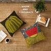 Yellow Dots Yayoi Kusama Pillow Covers Cartoon Sofa Decorative Home Double-Sided Printing Short Plush Cute Cushion Cover