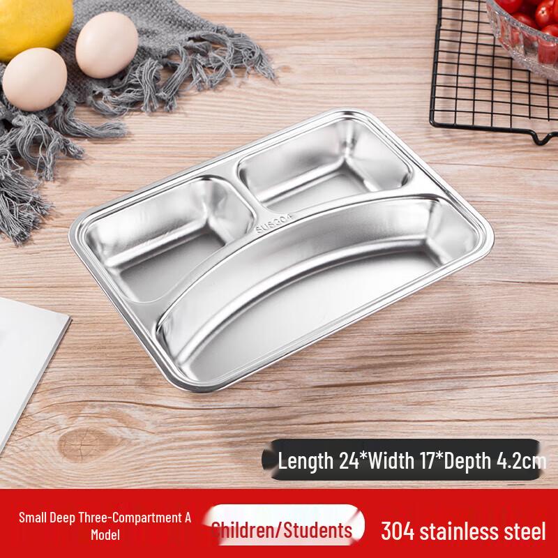 

Minimalist Divided Melamine Lunch Tray