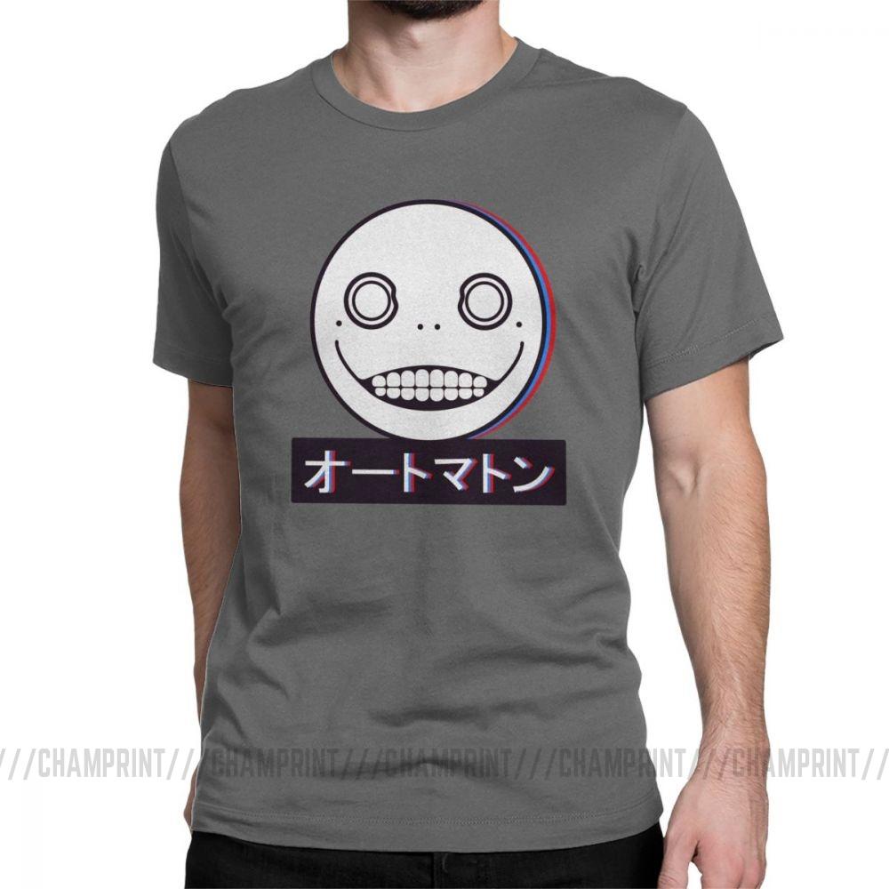 Humor Spiel Nier Automata 2B Yorha T-Shirts Herren Rundhals 100% Baumwolle T-Shirt