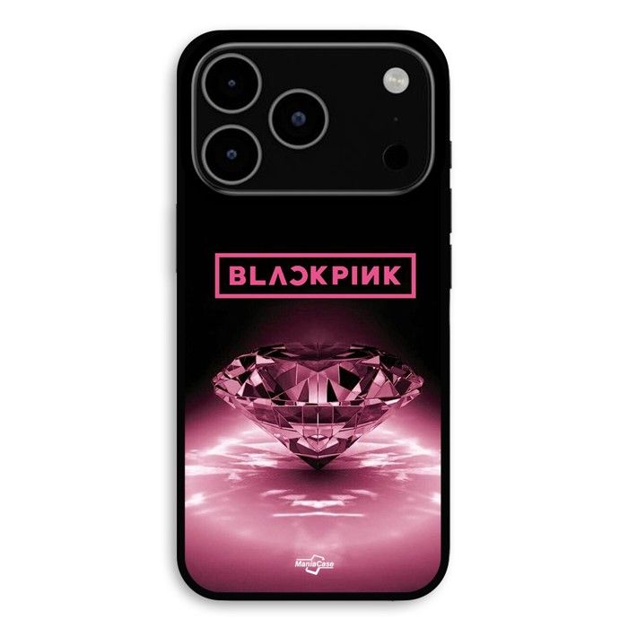 Hülle Für iPhone 18 Pro Max blackpink Diamant Schwarz und Rosa Maniacase schwarz