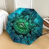 1pc Hamsa, Lotus Themed Umbrella -Home Travel Portable Outdoor Accessories, Multi-functional Umbrella Gift081635