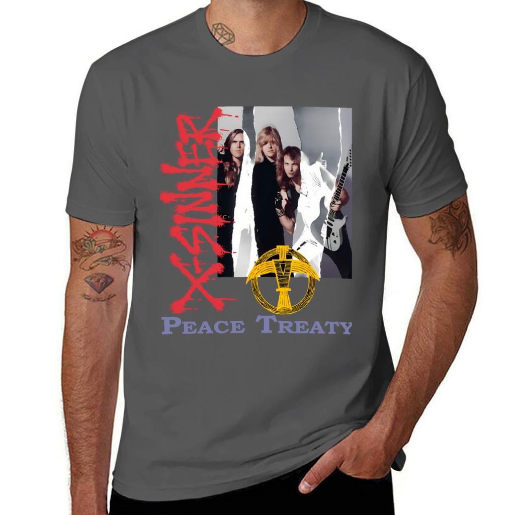 XSinner Peace Treaty TShirt Functional Casual Short Sleeve Tee