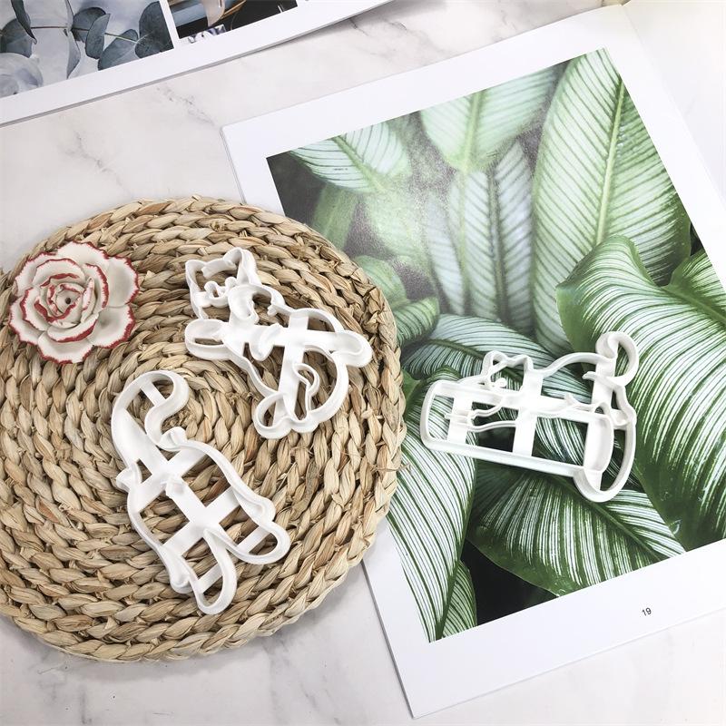 New Diy Animal Creative Tooth Shape Cookie Cutters Mold Cute Cat Biscuit Mold For Children Bakeware Cookie Stamp Baking Tools