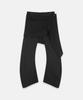 Nash Detachable Layered Skirt Pants Black