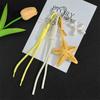 1pc Trendy Starfish Colored Braided Rope for Women with Cute Charm, Decorative Accessory for Keys,Bags & Backpacks Gift Bag Charm