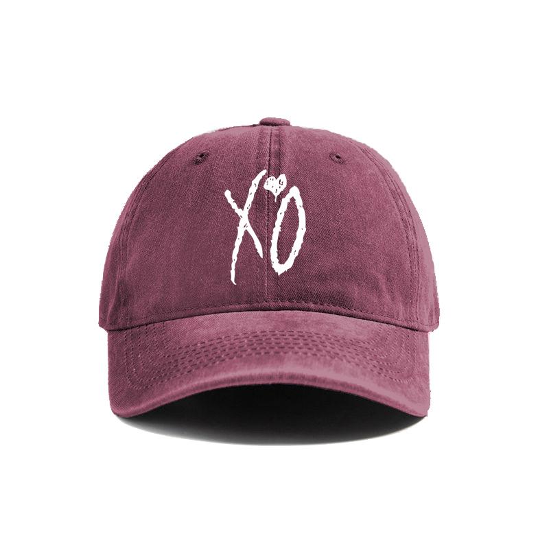 XO The Weeknd Baseballkappe Used Look Hüte Kappe Unisex Retro Outdoor Sommer Verstellbar Papa Hut MZ-390